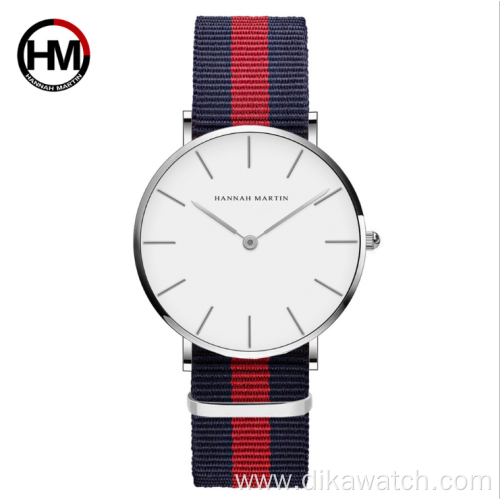 HM Japan Movement Men's Waterproof Business Casual Black Belt Watch wish quartz watch factory wholesale